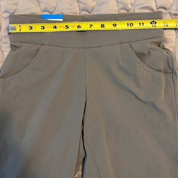 NWT Columbia Active Skinny Slim Fit Capri Crop Gray Pants Women XS - Picture 4 of 9